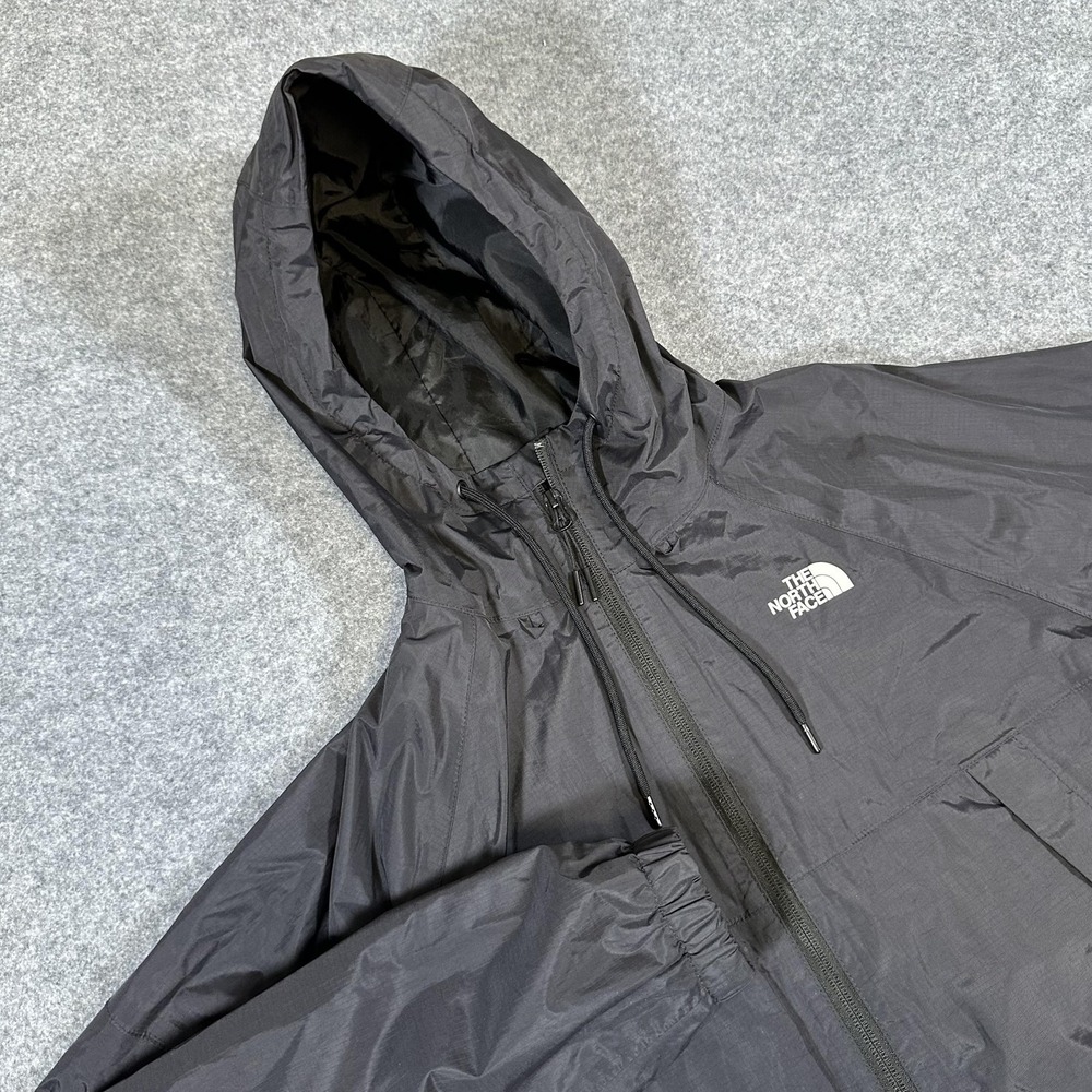 North Face Jacket Womens XS Black DryVent Hooded Waterproof Windbreaker Outdoor
